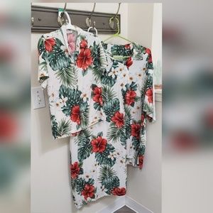 Matching Family Hawaiian Print